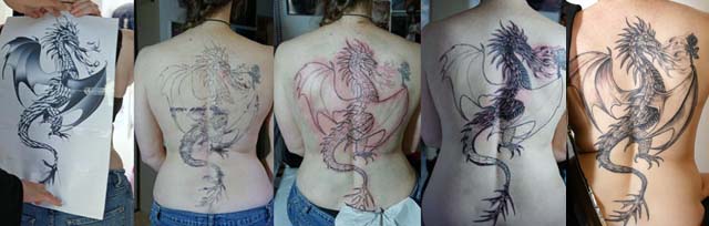 Drachen-Tattoo